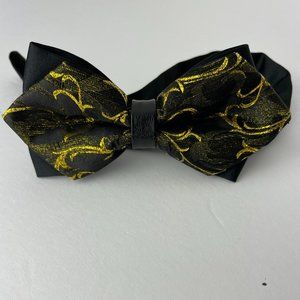 Black & Gold Bow Tie